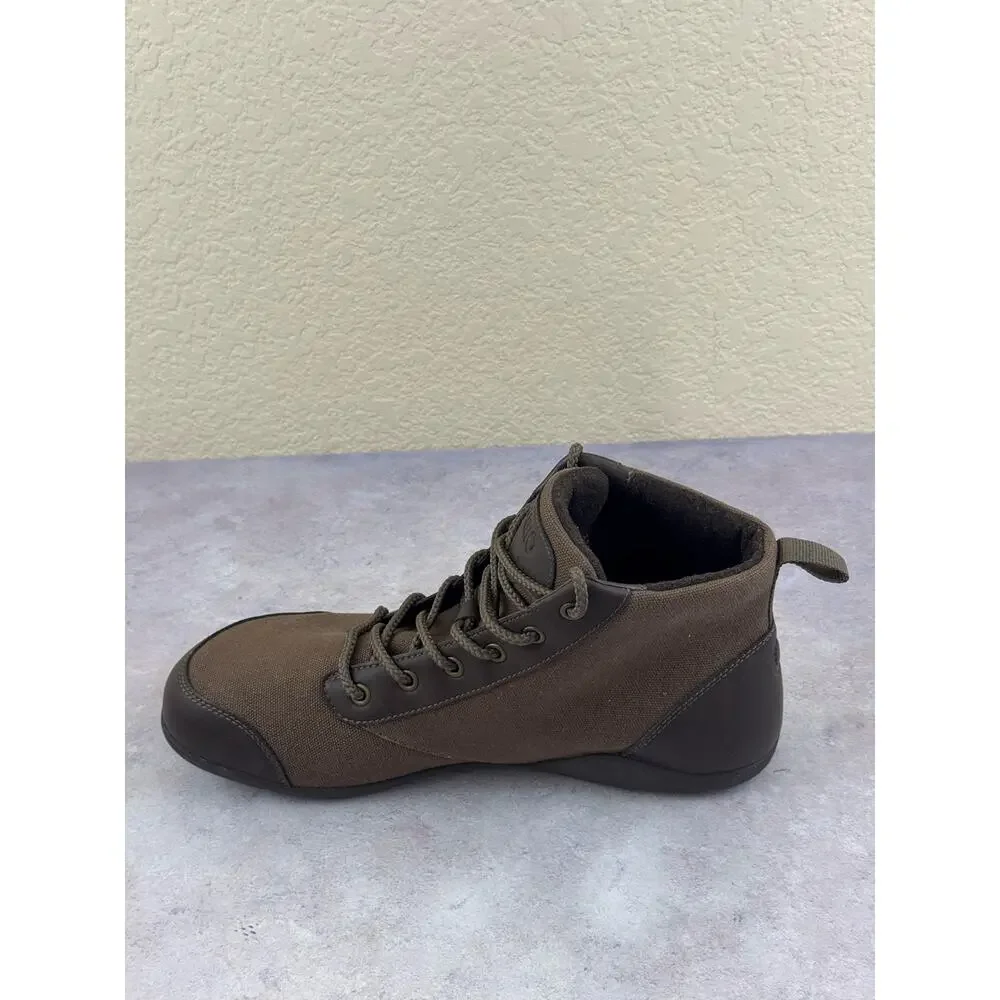 Xero Shoes Denver Chukka Boots Brown Canvas Barefoot Minimalist Men’s Size 11